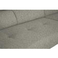 ECKSOFA in Struktur Greige  280/205 cm  - Greige/Schwarz, Design, Textil/Metall (280/205cm) - Xora