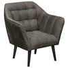 KOKTEL STOLICA tekstil, drvni materijal  antracit   - crna/antracit, Moderno, drvni materijal/tekstil (84/87/70cm) - MID.YOU