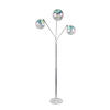 STEHLEUCHTE - Chromfarben/Weiss, Design, Glas/Metall (67/30/200cm) - Trio Leuchten