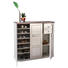 SCHUHSCHRANK 133,4/123,2/42,5 cm - Weiß/Grau, LIFESTYLE, Holzwerkstoff/Kunststoff (133,4/123,2/42,5cm) - Hom`in SCHUHSCHRANK 133,4/123,2/42,5 cm - Weiß/Grau, LIFESTYLE, Holzwerkstoff/Kunststoff (133,4/123,2/42,5cm) - Hom`in