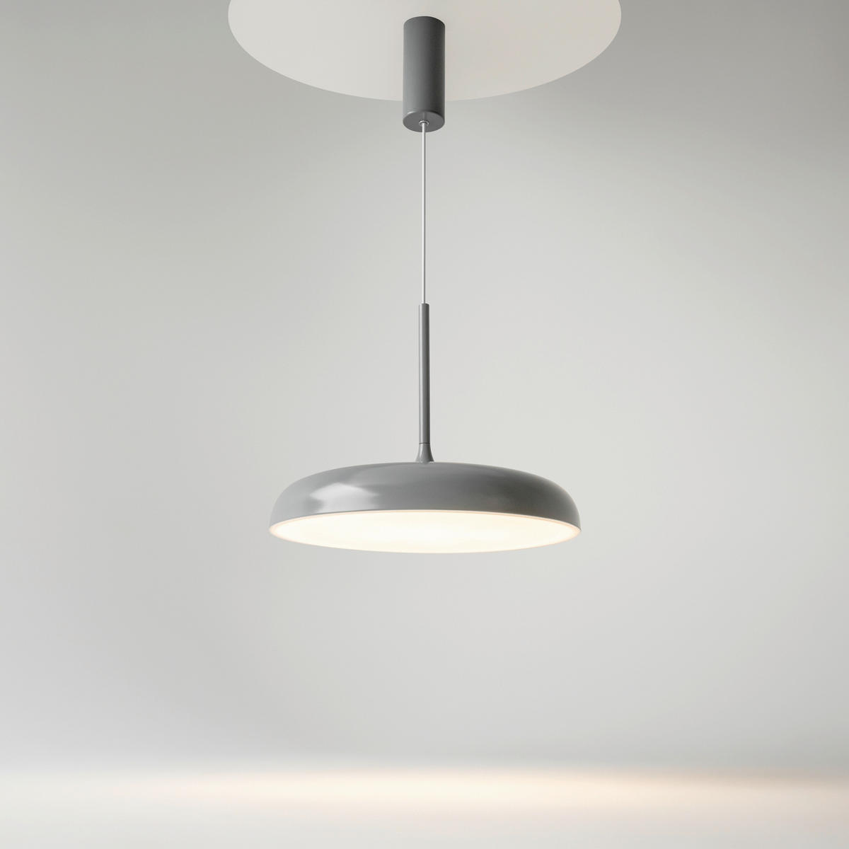 PENDELLEUCHTE Gerhard 40/347 cm  - Grau, Design, Metall (40/347cm) - MAYTONI