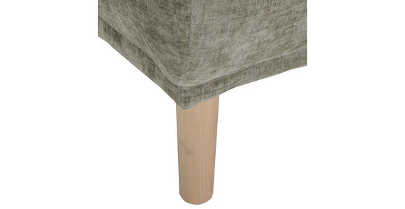 HOCKER Flachgewebe Olivgrün  - Olivgrün, KONVENTIONELL, Holz/Textil (88/49/62cm) - Carryhome