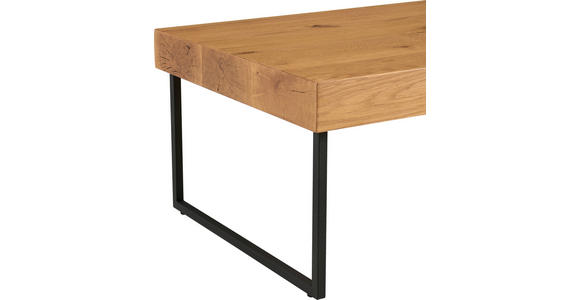 COUCHTISCH in Holz, Holzwerkstoff 100/65/42 cm  - Eichefarben/Schwarz, Design, Holz/Holzwerkstoff (100/65/42cm) - Carryhome