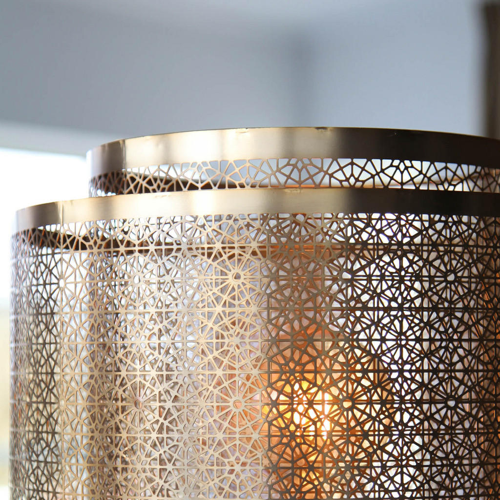 Thumbnail - By Rydéns Stehleuchte Hermine, Messing, Metall, 157 cm, Lampen & Leuchten, Innenbeleuchtung, Leuchten nach Räumen, Bürol...