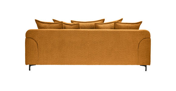 3-SITZER-SOFA  in Chenille Goldfarben  - Goldfarben/Schwarz, KONVENTIONELL, Textil/Metall (228/84/99cm) - Carryhome