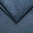 SCHLAFSOFA  mit Liegefunktion, Rücken echt Chenille Blau  - Blau/Schwarz, KONVENTIONELL, Holz/Textil (212/97/105cm) - Carryhome