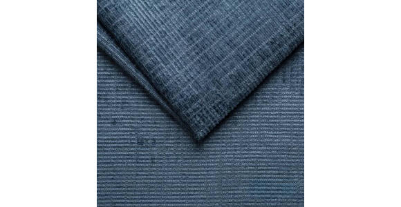 SCHLAFSOFA  mit Liegefunktion, Rücken echt Chenille Blau  - Blau/Schwarz, KONVENTIONELL, Holz/Textil (212/97/105cm) - Carryhome
