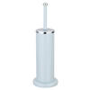 WC-BÜRSTENGARNITUR in Metall  Kunststoff   - Hellblau, Basics, Kunststoff/Metall (12,5/41cm) - Sadena