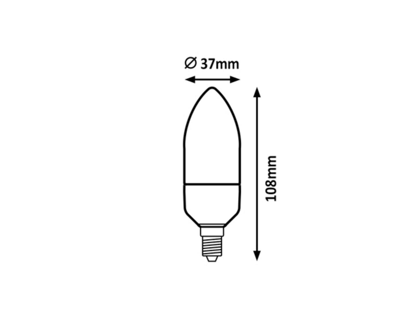 LED ŽARULJA - Basics, metal/plastika (3.7/11cm)