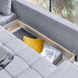 ECKSOFA in Webstoff Hellgrau  - Hellgrau/Schwarz, Design, Textil/Metall (212/315cm) - Carryhome