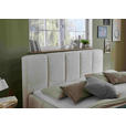 POLSTERBETT 180/200 cm  in Creme  - Creme/Schwarz, Design, Holz/Textil (180/200cm) - Xora