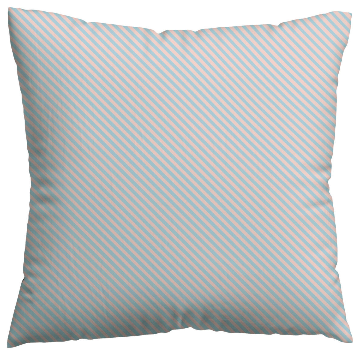 KOPFKISSENBEZUG WOVEN SATIN FADE 80/80 cm  - Rosa/Hellblau, Basics, Textil (80/80cm) - Schlafgut