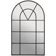 WANDSPIEGEL 60/100/3,5 cm    in Freiform  - Schwarz, Trend, Glas/Metall (60/100/3,5cm) - Xora