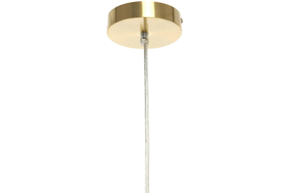 HÄNGELEUCHTE 32/32/32 cm    - Bernsteinfarben, Basics, Glas/Metall (32/32/32cm) - Kayoom