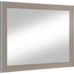 WANDSPIEGEL 80/60/2 cm - Taupe, Design, Glas (80/60/2cm) - Novel