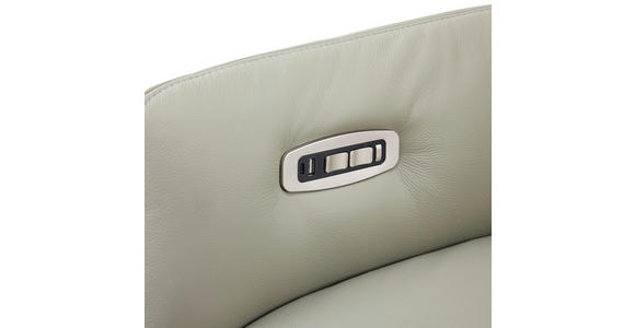 MASSAGESESSEL Echtleder Lederlook Grau - Grau, Design, Leder/Textil (77/113/90cm) - Xora
