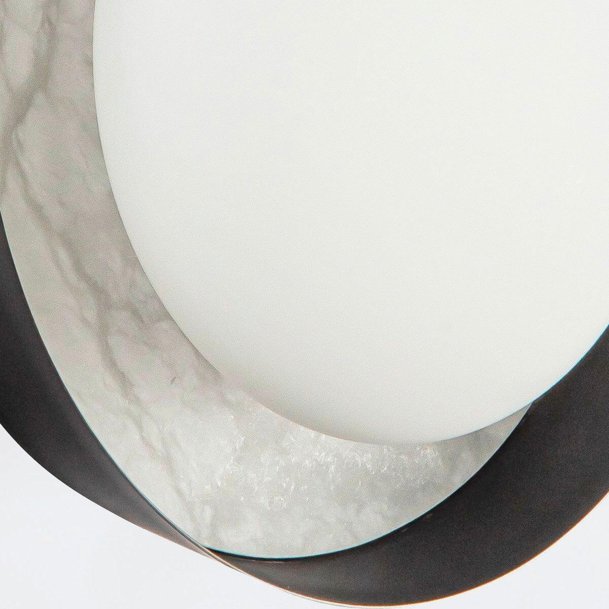 LED-WANDLEUCHTE 21,6/9,1 cm    - Graubraun, KONVENTIONELL, Glas/Stein (21,6/9,1cm) - Elstead Lighting
