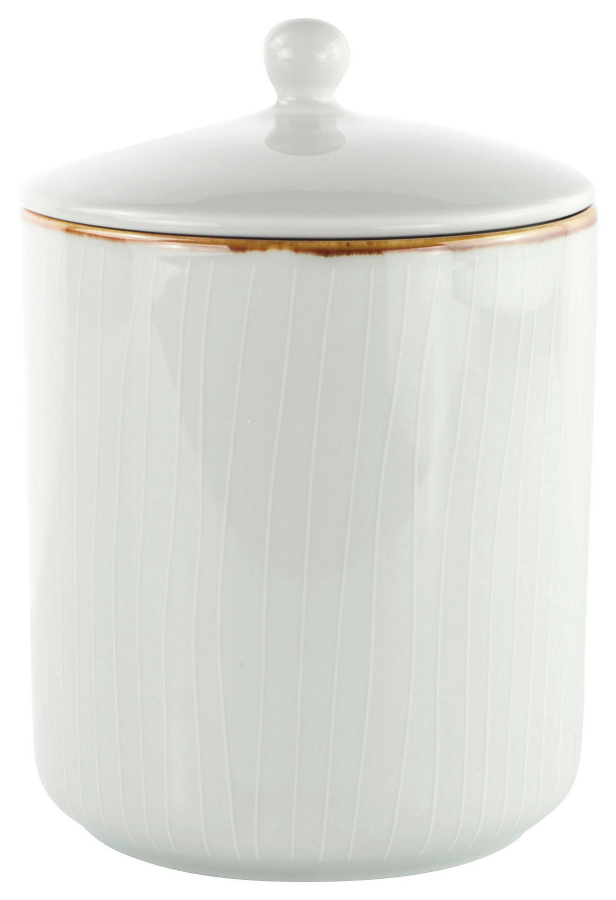 VORRATSDOSE 1,0 L  - Beige, Design, Keramik (12/16cm) - Landscape