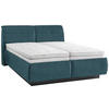 POLSTERBETT 180/200 cm  in Blau  - Blau/Weiss, Konventionell, Holz/Holzwerkstoff (180/200cm) - Beldomo - Sleep