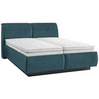 POLSTERBETT 180/200 cm  in Blau  - Blau/Weiss, Konventionell, Holz/Holzwerkstoff (180/200cm) - Beldomo - Sleep