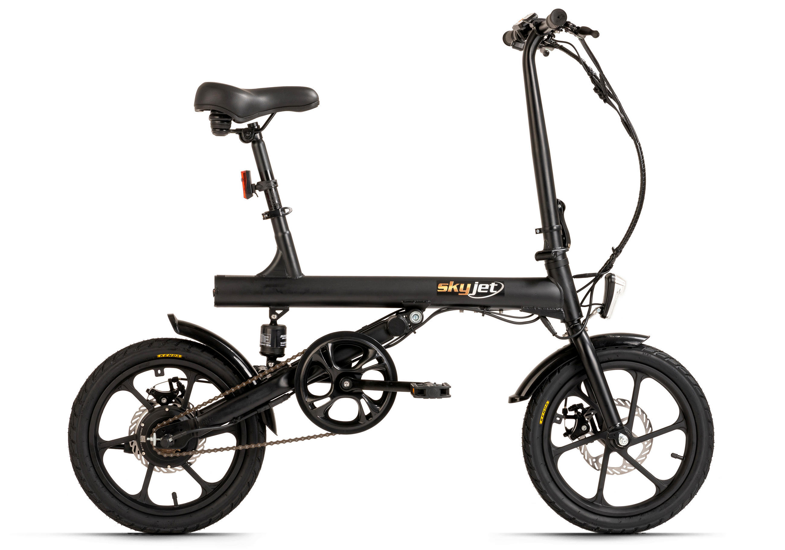 ELEKTROFAHRRAD 16 Zoll  - Schwarz, Basics, Metall (180/70/100cm)