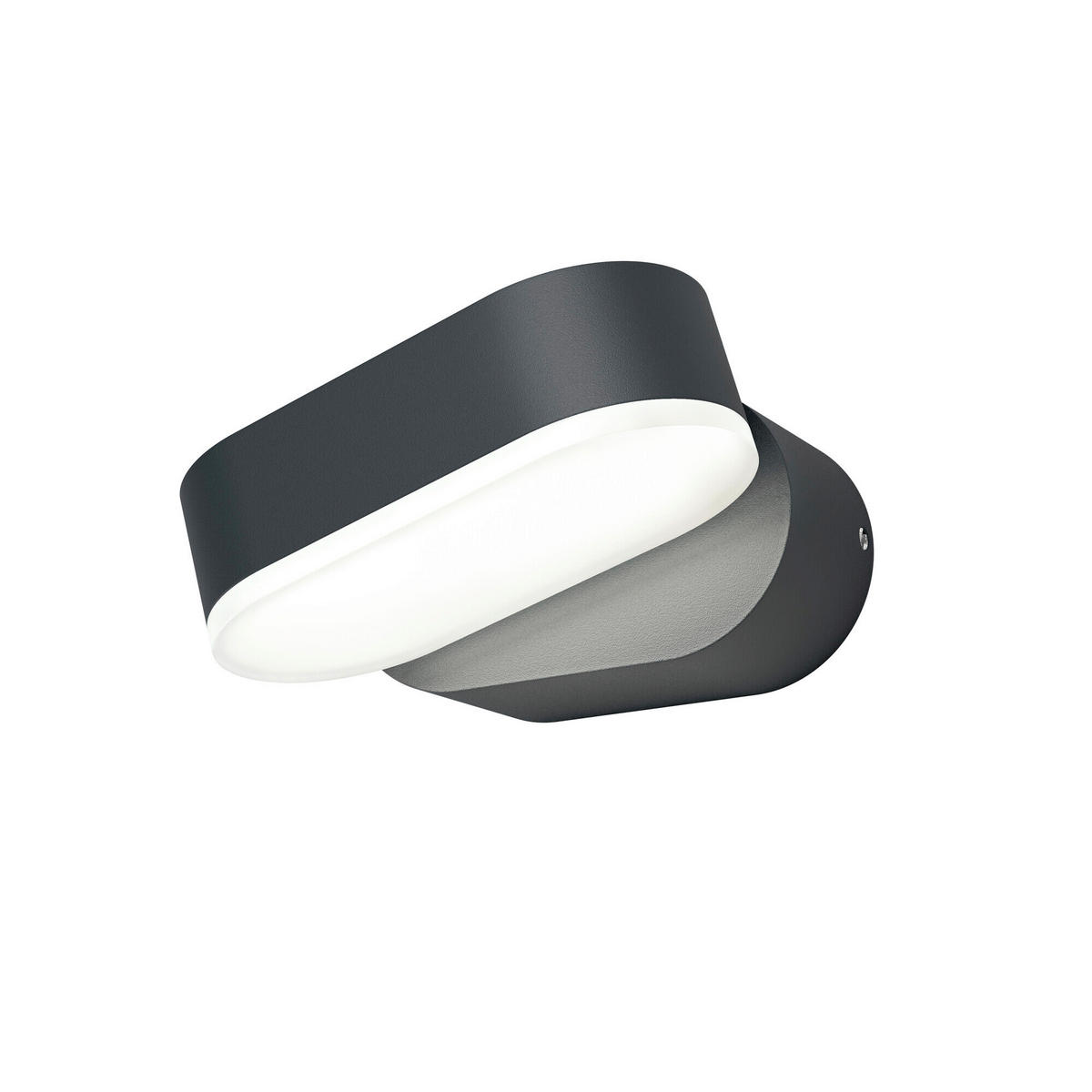 LED-AUßENLEUCHTE 10/11/5,4 cm   - Dunkelgrau, Basics, Kunststoff/Metall (10/11/5,4cm) - Osram