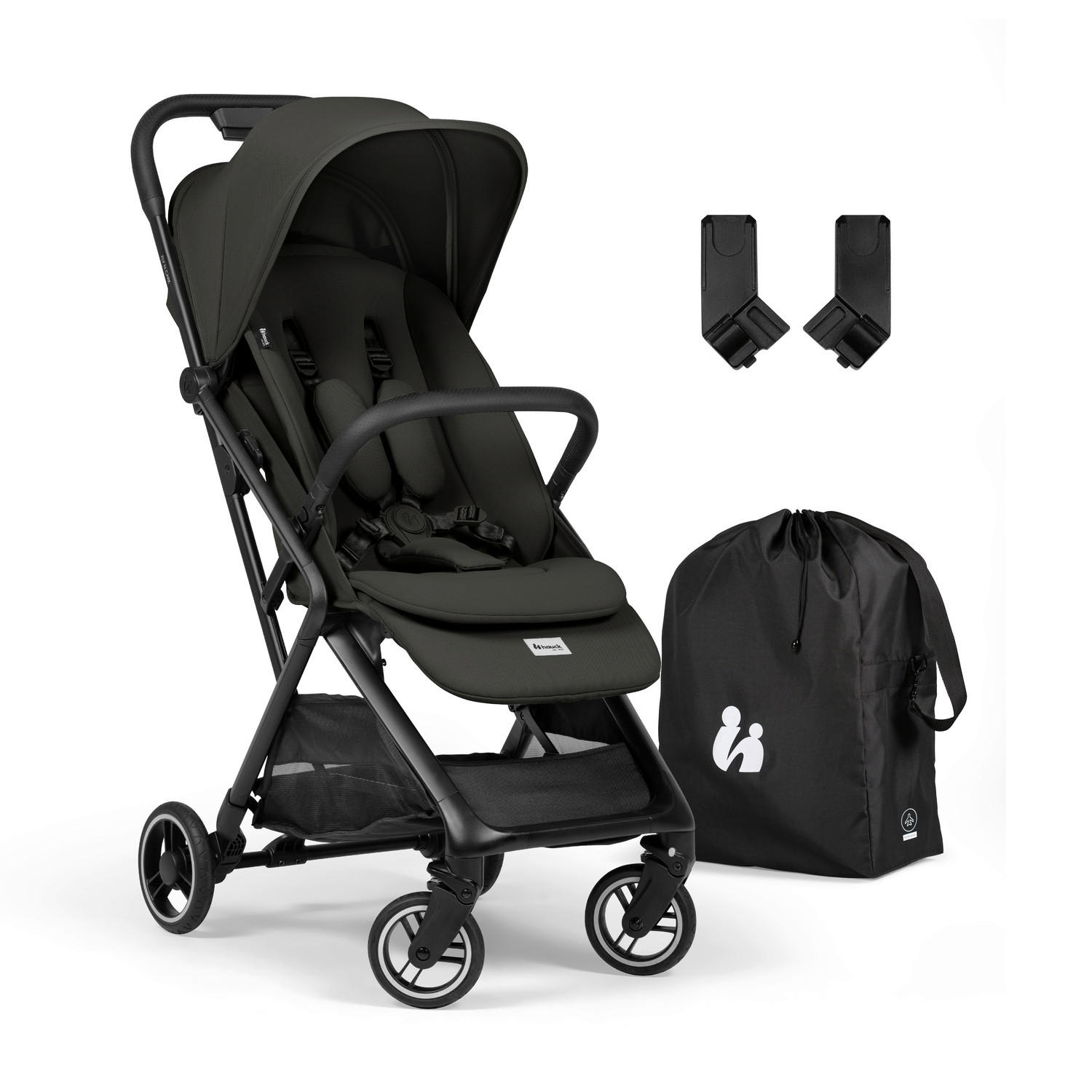 BUGGY Fly N Care  - Schwarz, Basics, Textil/Metall (80/45/100cm) - Hauck