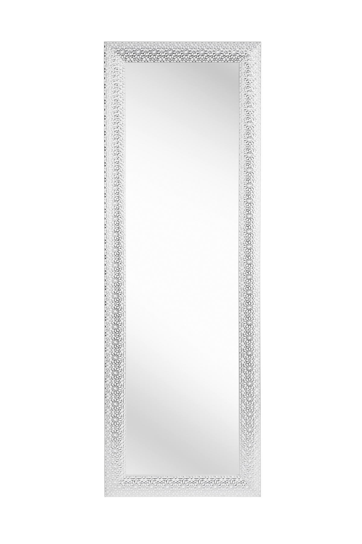 Oglindă De Perete 50/150/3 cm    - argintiu/alb, Lifestyle, plastic/sticlă (50/150/3cm) - Xora