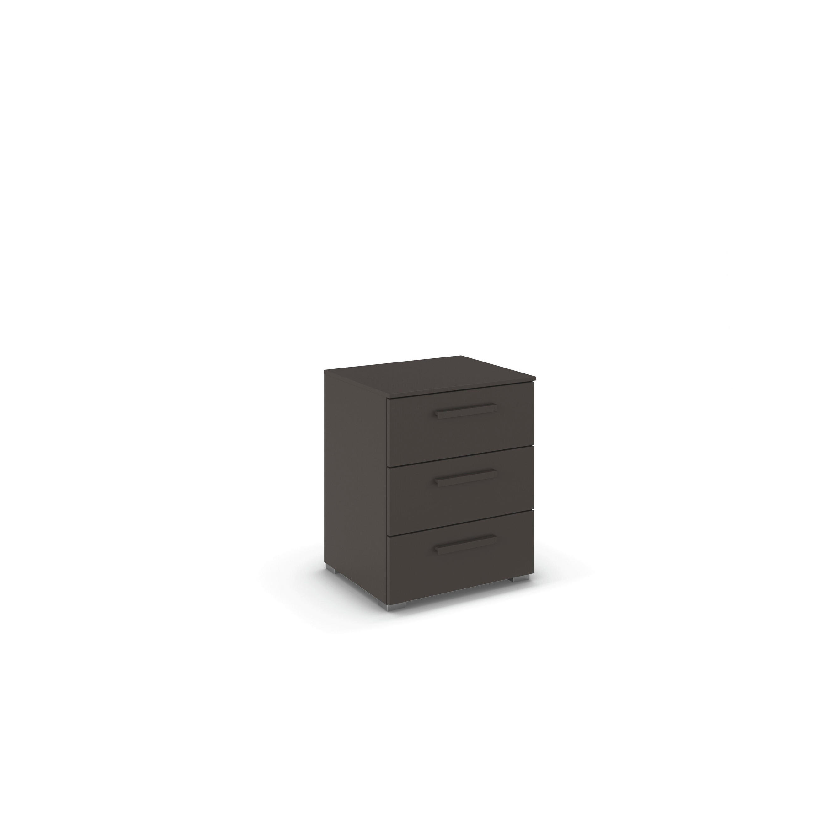 Novel Nachtschrank Graphit 50x61x42 cm