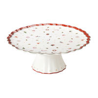 TORTENPLATTE - Rot/Multicolor, LIFESTYLE, Keramik (28/20cm) - Villeroy & Boch