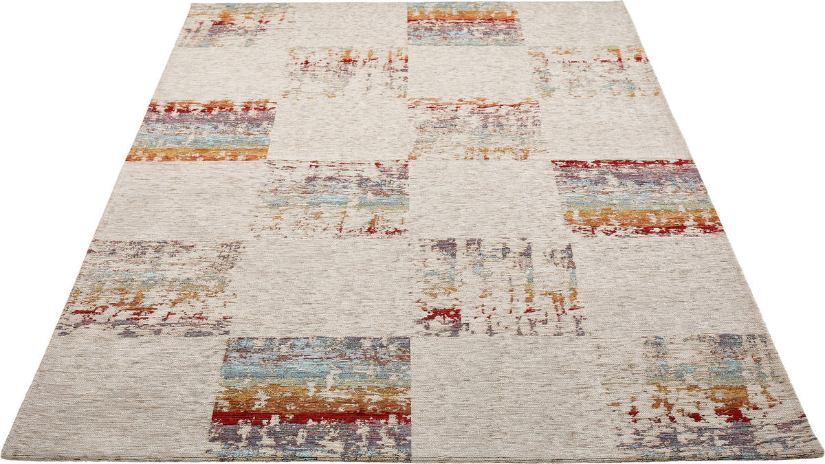 FLACHWEBETEPPICH 155/230 cm Multicolor, Beigebraun rechteckig  - Multicolor/Beigebraun, Basics, Textil (155/230cm) - Novel