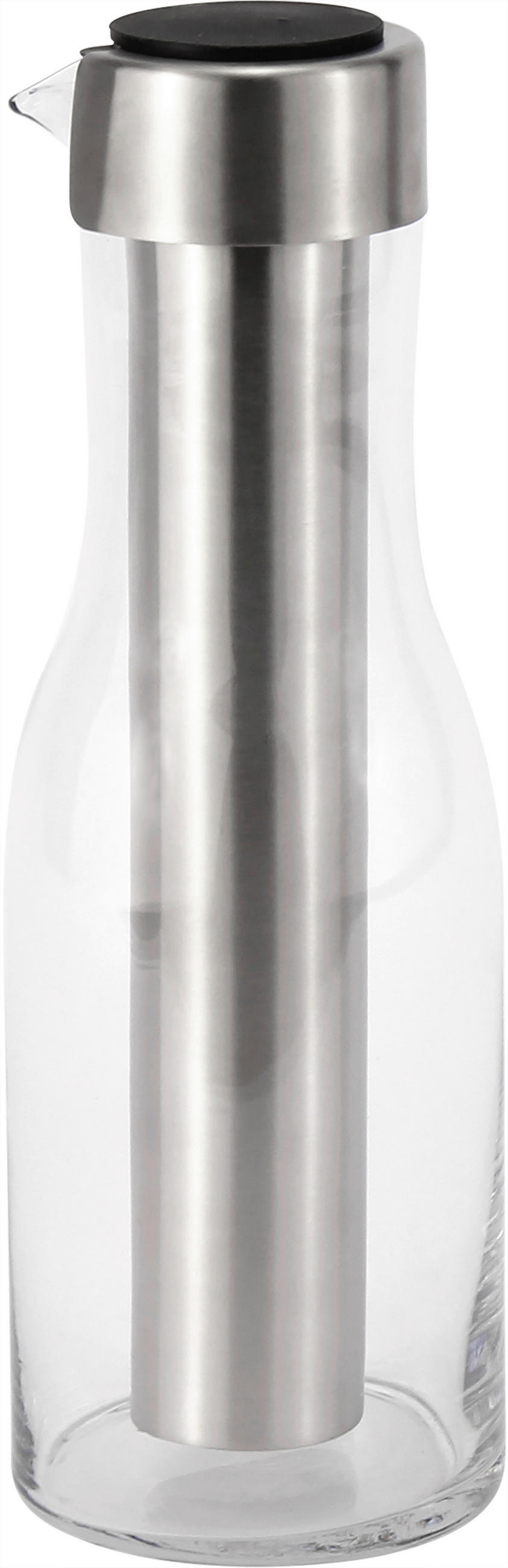 KARAF 1,6 l - prozirna/boja nerđajućeg čelika, Osnovno, staklo/metal (10,2/30,2cm) - Novel