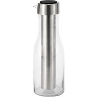 KARAF     1,6 l    - prozirna/boja nerđajućeg čelika, Osnovno, staklo/metal (10,2/30,2cm) - Novel