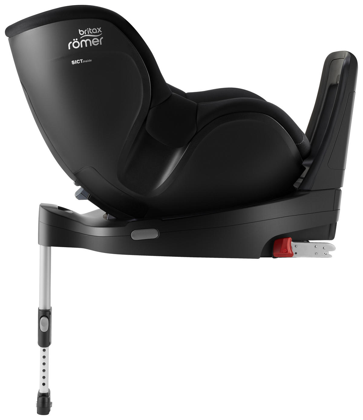 REBOARDER-KINDERSITZ DUALFIX PRO M  - Schwarz, Basics (44/48/74cm) - Britax Römer