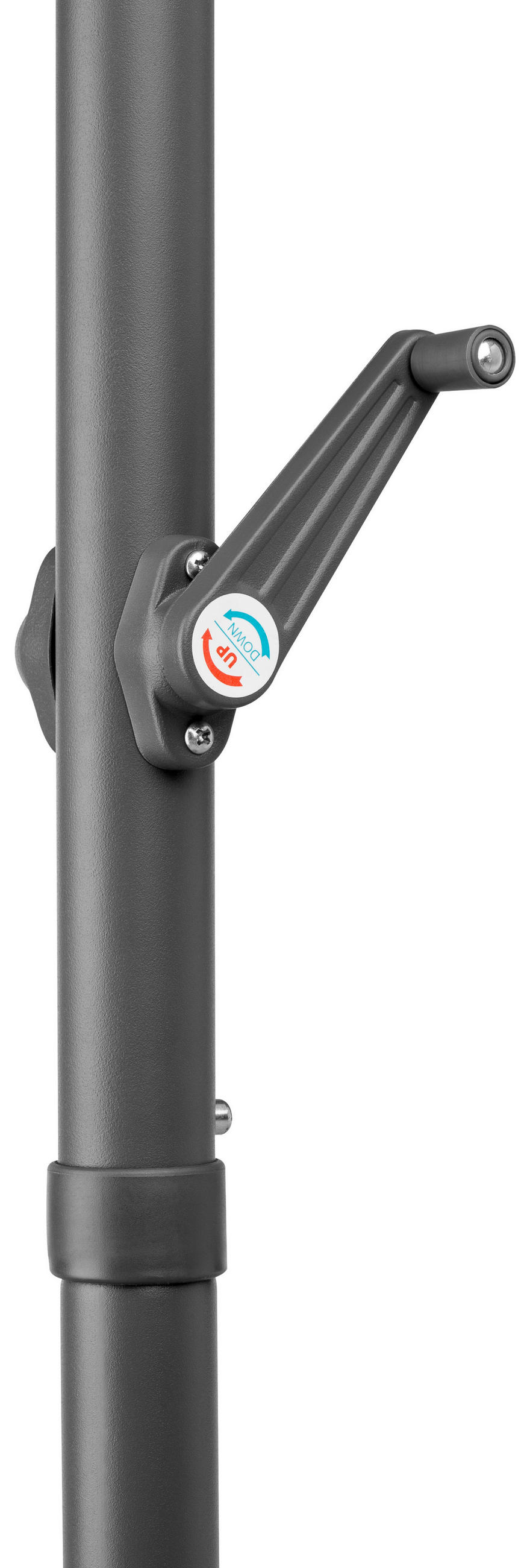 AMPELSCHIRM   - Anthrazit/Naturfarben, Basics, Textil/Metall (150/228/150cm) - Schneider