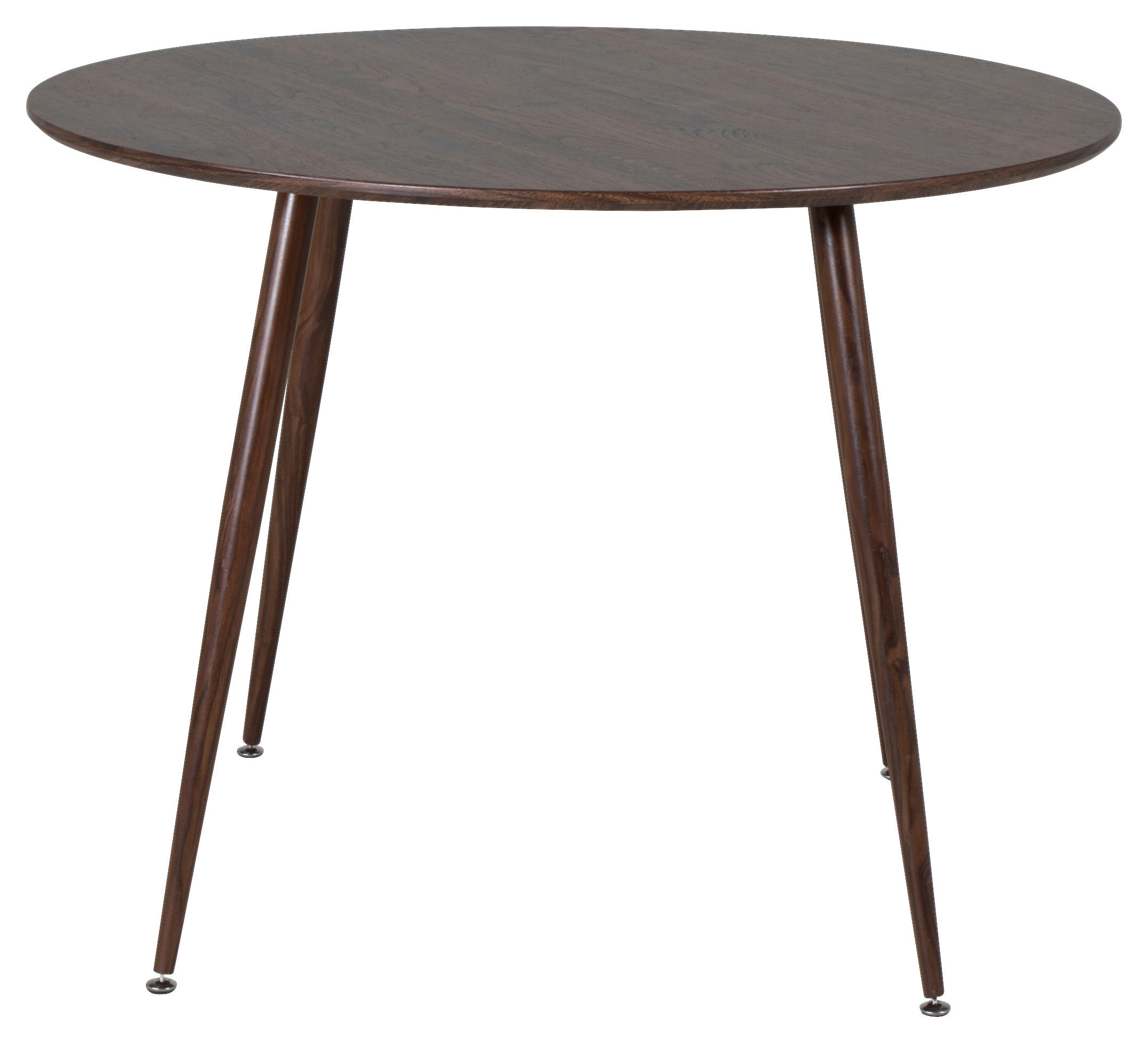 ESSTISCH in Metall, Holzwerkstoff 100/100/75 cm  - Braun, Design, Holzwerkstoff/Metall (100/100/75cm) - Livetastic
