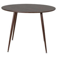 ESSTISCH in Metall, Holzwerkstoff 100/100/75 cm  - Braun, Design, Holzwerkstoff/Metall (100/100/75cm) - Livetastic