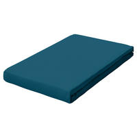 TOPPER-SPANNLEINTUCH 90-100/190-220 cm Jersey  - Petrol, Basics, Textil (90-100/190-220cm) - Schlafgut