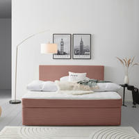 BOXBETT 200/200 cm,  in Altrosa,  - Altrosa, MODERN, Holz/Textil (200/200cm) - MID.YOU