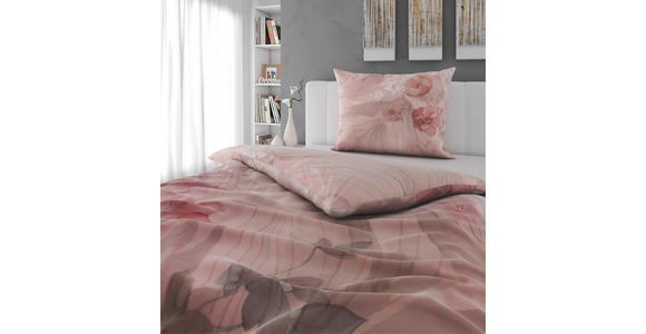 BETTWÄSCHE TANJA Satin 140/200 cm  - Hellrosa, KONVENTIONELL, Textil (140/200cm) - Novel