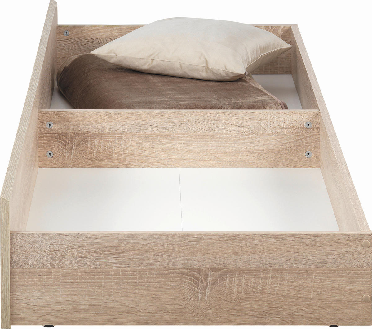 ÁGYNEMŰTARTÓ - Sonoma tölgy, Konventionell, műanyag/faalapú anyag (199/23/64cm) - Carryhome