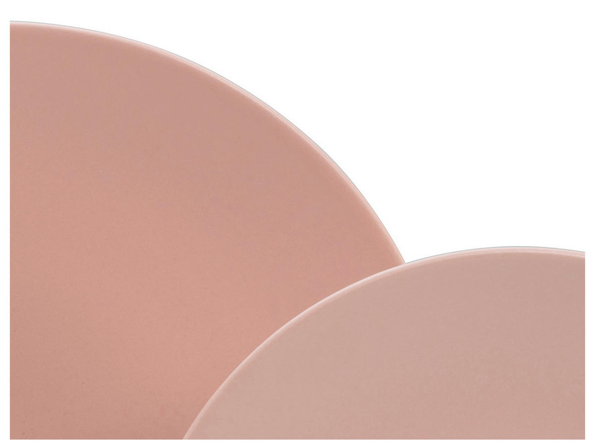 KOMBISERVICE Soft Touch Peach 16-teilig  - Rosa, Basics, Keramik - Creatable