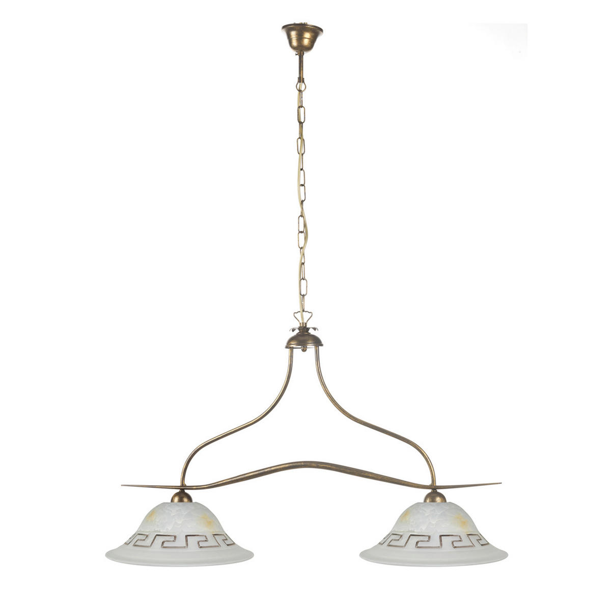 HÄNGELEUCHTE 4807 CORINNE 85/30/110 cm   - Braun, Basics, Metall (85/30/110cm)