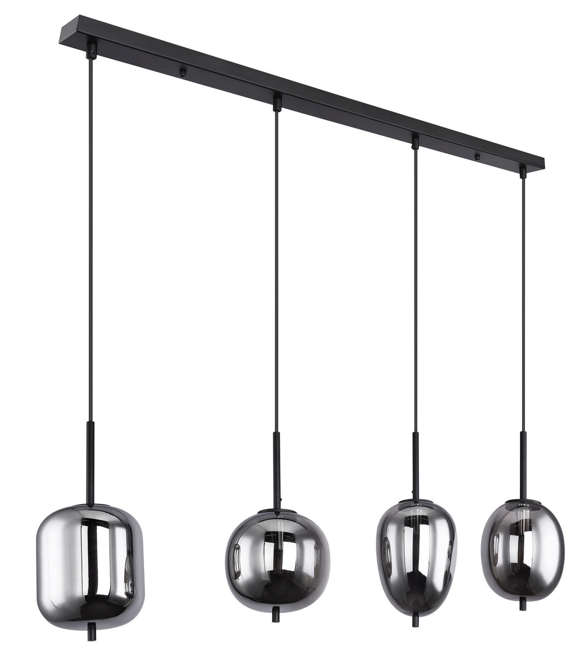 HÄNGELEUCHTE 100/18,5/120 cm  - LIFESTYLE, Glas/Metall (100/18,5/120cm) - Dieter Knoll