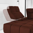 ECKSOFA in Struktur Rostfarben  233/313 cm  - Rostfarben/Schwarz, Design, Kunststoff/Textil (233/313cm) - Emilio Belluti