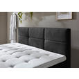 BOXSPRINGBETT 180/200 cm  in Anthrazit  - Eichefarben/Anthrazit, KONVENTIONELL, Holz/Textil (180/200cm) - Carryhome