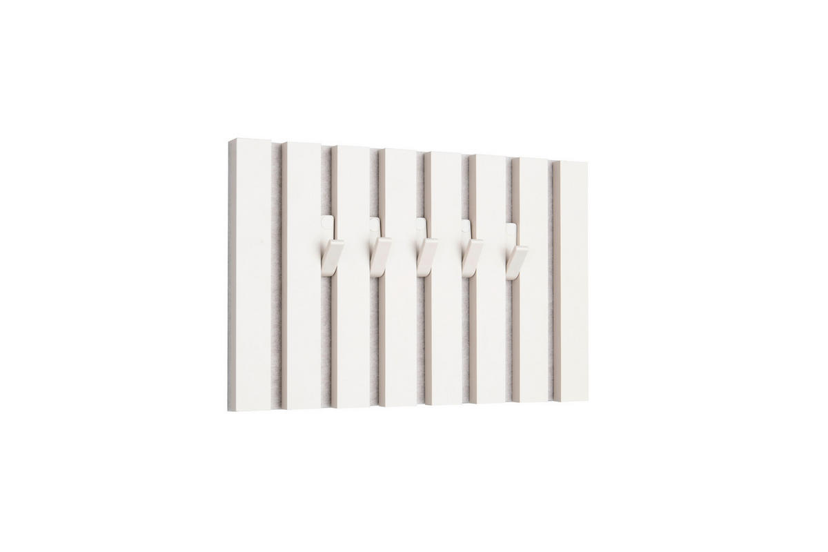 SCHLÜSSELBOARD furniert Sandfarben  - Sandfarben, MODERN, Holzwerkstoff/Textil (30,6/20/1,7cm)