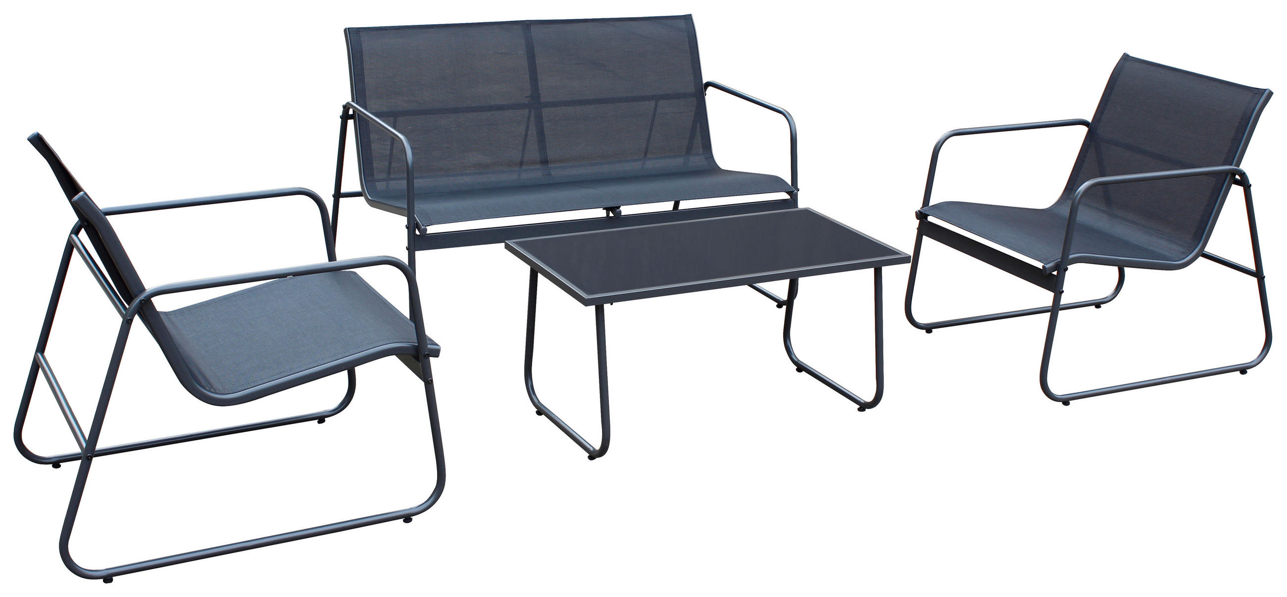 Acamp ZAHRADNÍ SADA 4dílné, kov, plast, sklo