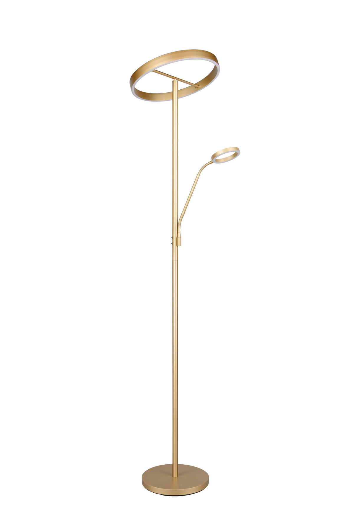 LED-STEHLEUCHTE - Goldfarben, Design, Metall (40/180cm) - Trio Leuchten