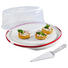 KUCHENTRANSPORTBOX - Transparent/Rot, Basics, Kunststoff (30/14cm) - Emsa